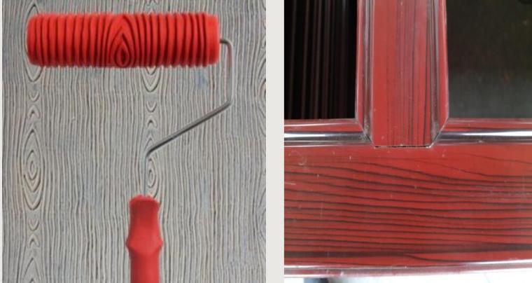 [QC成果]中式古建筑门窗制作创新-铝合金型材木纹处理