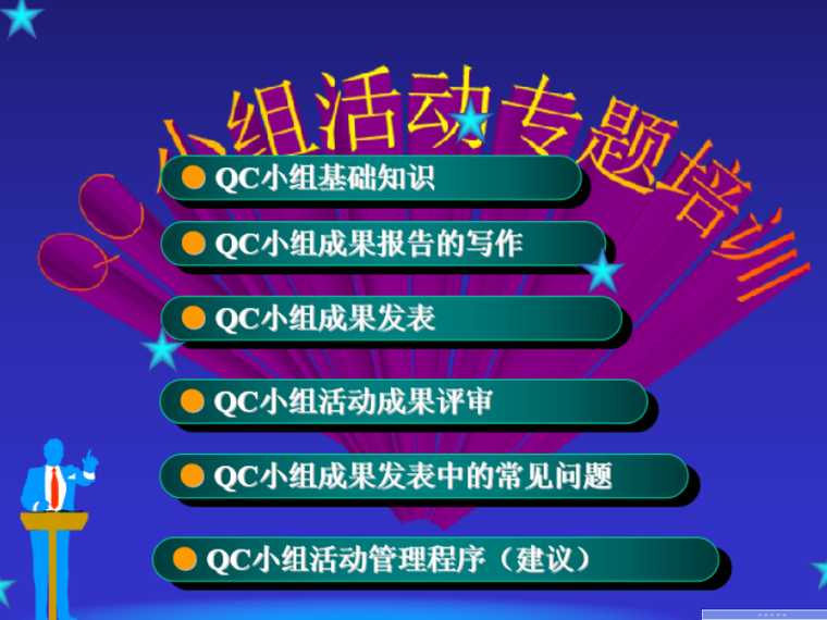 工程技术领导小组资料下载-工程技术管理之QC小组活动知识讲义（PPT）