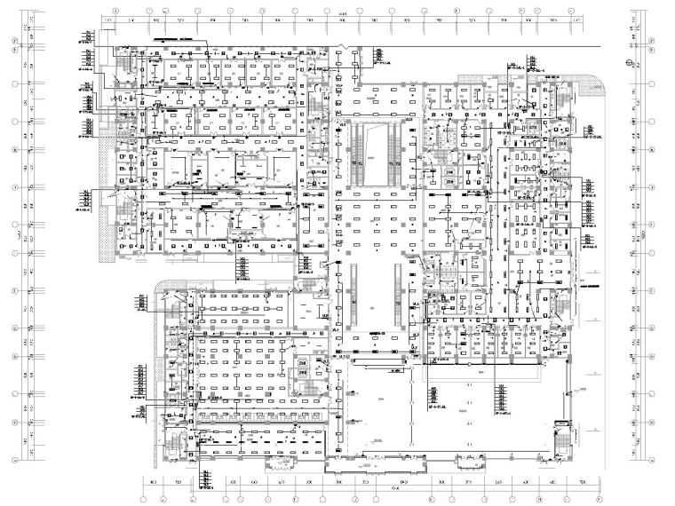 医院电气暖通资料下载-山东大型三甲医院高层综合楼电气图纸（全）