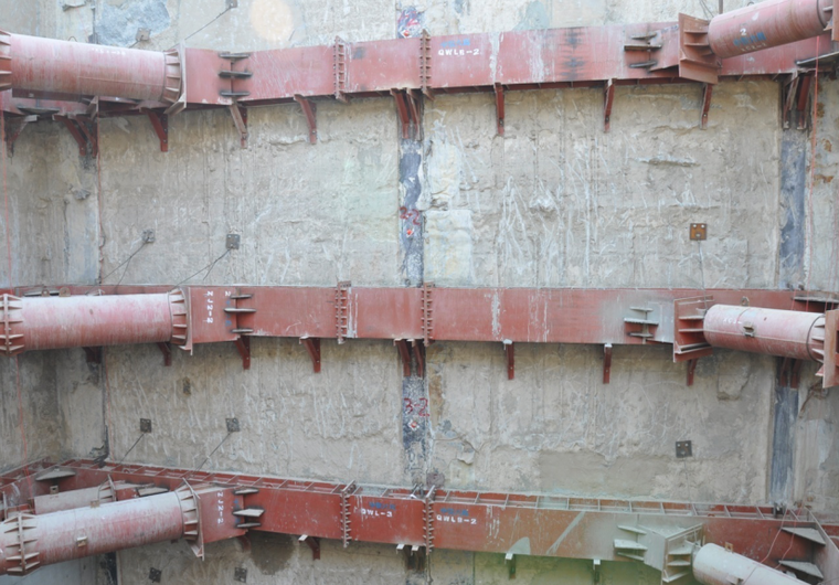 盾构深基坑钢支撑围护结构方案设计(19页)