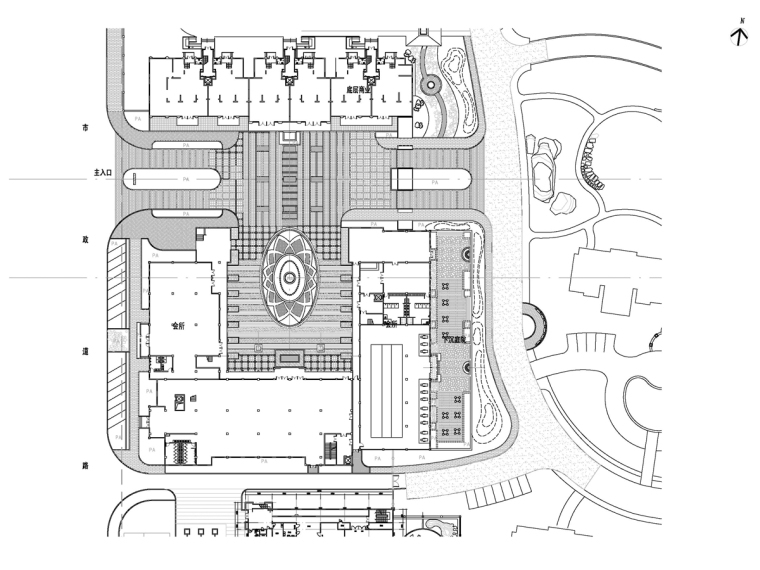 居住区中心广场cad资料下载-[江西]Art-Deco风格庭院式居住区景观方案