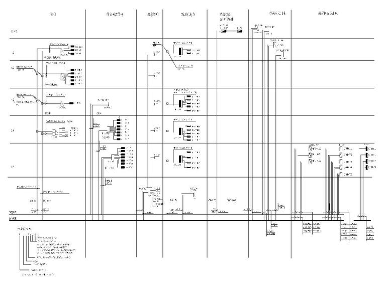 山东大型三甲医院高层综合楼电气图纸（全）-8强电井配电干线系统图
