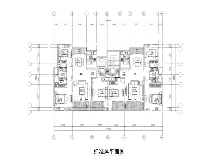 34套小高层住宅三室户户型图设计(8~15层)-建筑户型图-筑龙建筑设计论坛