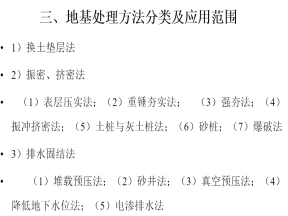 建筑地基处理方法选用资料下载-建筑现场之基础工程地基处理措施