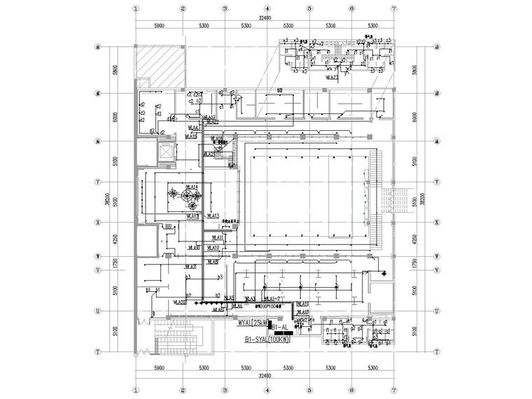 产业园项目临建布置图资料下载-[南京]某会所项目电气施工图