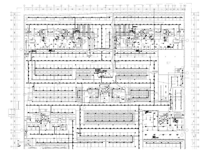 房建项目地下室施工资料下载-南京某小区两万平地下室电气施工图