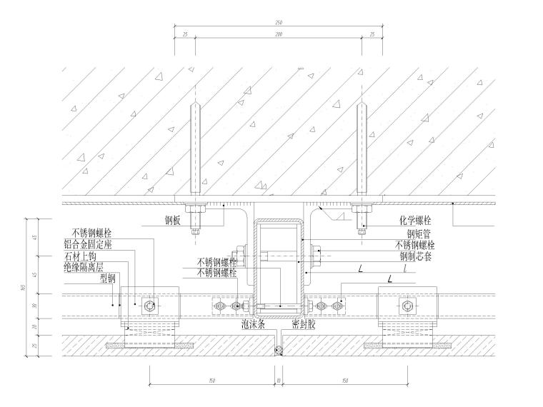 屋面外落水大样资料下载-详细的外装节点大样详图CAD