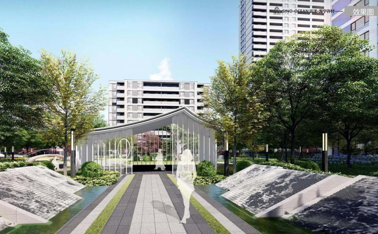 2020住宅设计理念资料下载-[海南]新中式风格典雅住宅大区景观方案