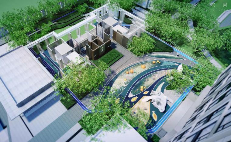 上海高品质住宅资料下载-[浙江]杭州集合高品质住宅景观概念方案