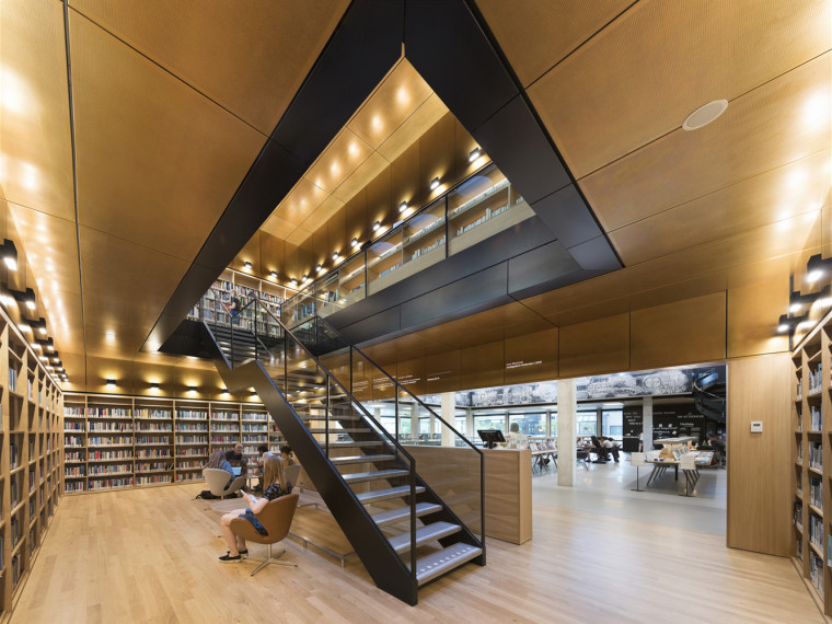 大学图书馆改造资料下载-荷兰鹿特丹伊拉斯姆斯大学图书馆改建