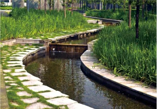 [分享]水景——人工湖,溪流与驳岸设计