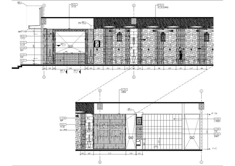 [郑州]餐饮空间装修涮羊馆施工图-立面图8.1