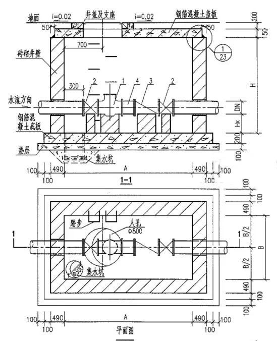 砖砌水表井阀门井资料下载-干货分享之----景观水表井内阀门及部件介绍