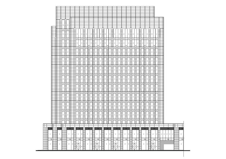 超高层结构建筑施工图资料下载-[上海]超高层现代SOHO办公综合体建筑施工图