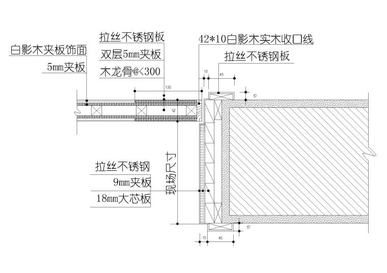 钢化玻璃门不锈钢门套资料下载-玻璃门，防火门套，垭口等门表节点大样详图