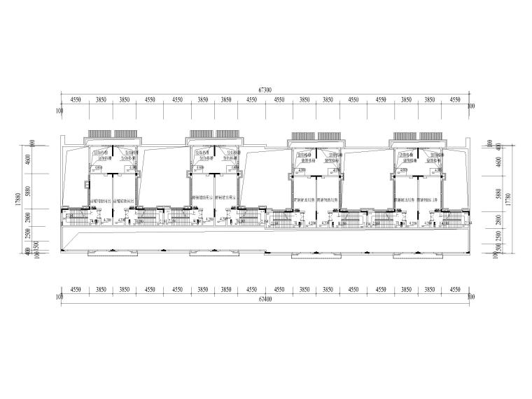 2套商墅平立剖方案设计CAD（TH）-平面图2