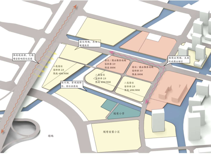 广州现代高层+合院+办公+商墅豪宅项目文本-地块属性分析