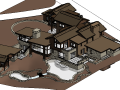 国外别墅群体建筑BIM模型（Revit2014）