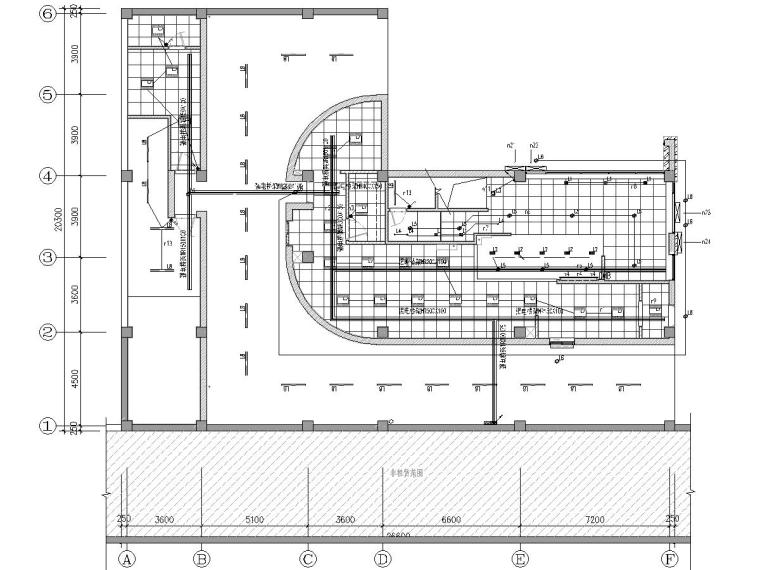 2层餐厅平面资料下载-[河北]二层餐厅装修项目电气施工图（2018）