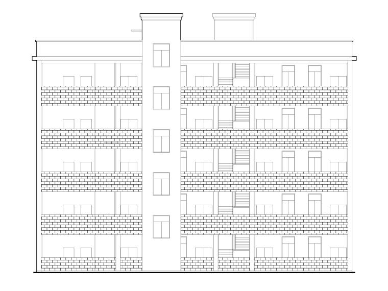 学生公寓建筑课程设计图资料下载-长城中学新建教学楼建筑施工图(含宿舍食堂)