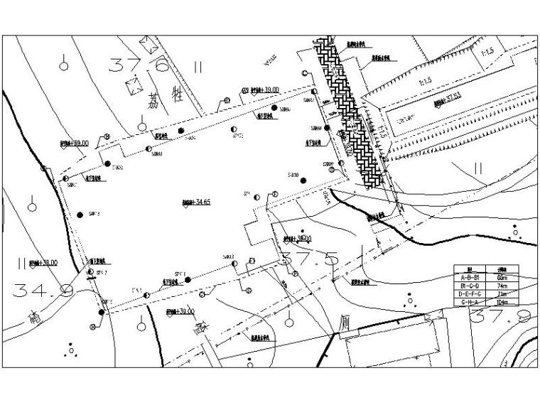 7层楼结构设计资料下载-实训楼基坑围护结构设计图及勘察报告2019