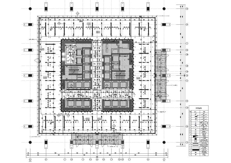 办公大楼室内设计效果图资料下载-[天津]陆家嘴38层现代办公楼施工图+效果图