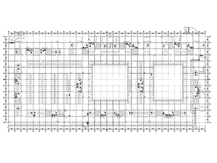 北京某创新园地下车库电气施工图（初设）-3接地平面图