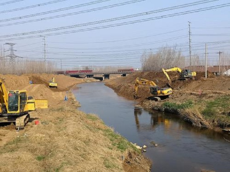 河道剖面图cad资料下载-河道土方开挖回填水土保持综合治理工程