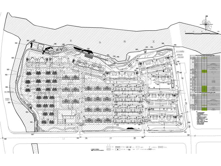 高层住宅_商业及公建配套用房建筑施工图-总平面图