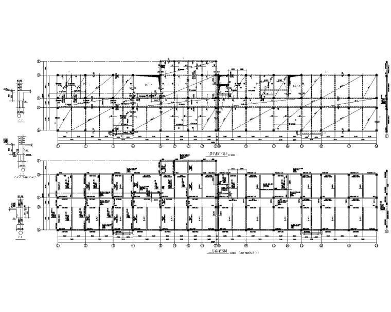 5层综合办公楼施工图资料下载-某市五层综合办公楼框架结构施工图（CAD）