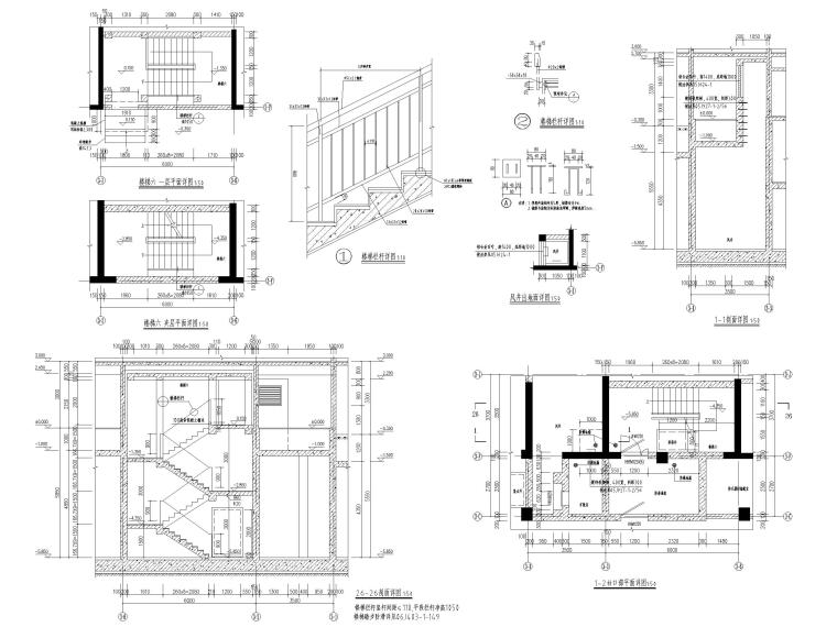 消火栓箱大样图dwg资料下载-防空地下室大样及坡道详图（CAD）