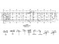 某三层钢框架办公楼结构施工图（CAD）