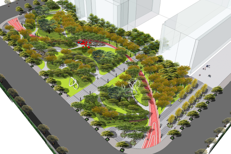 街头绿地概念方案资料下载-[上海]体验式绿地市政公园景观设计方案