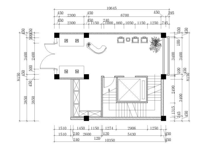 餐饮店吧台效果图资料下载-两层740㎡左右中式餐饮店CAD+3D模型+效果图
