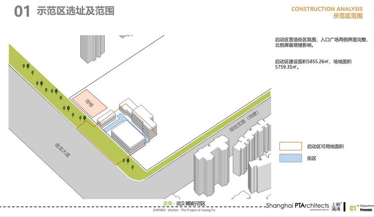 [湖北]武汉知名企业轻奢示范区建筑方案-示范区范围