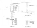玻璃隔断，防火板，钢结构外贴砖等节点详图