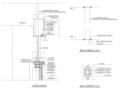 玻璃隔断，防火板，钢结构外贴砖等节点详图