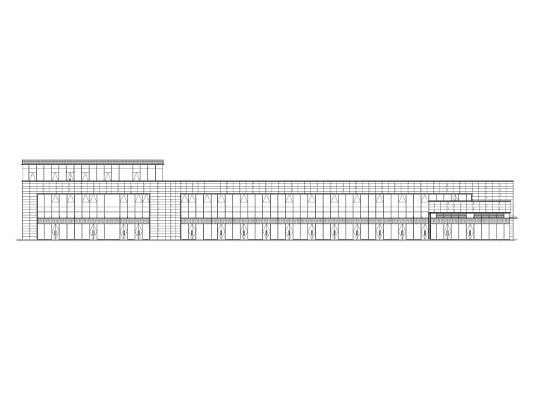 低层商业街建筑设计资料下载-禅城低层商业街建筑施工图