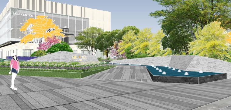 示范区建筑设计方案资料下载-[安徽]林肯公园示范区景观模型设计