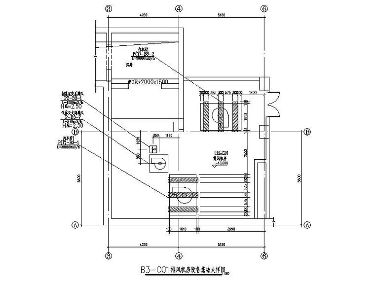 空调机房大样图cad
