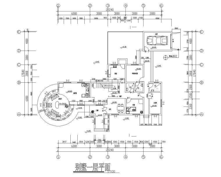 4二层别墅资料下载-二层砖混小别墅结构施工图（CAD含建筑图）