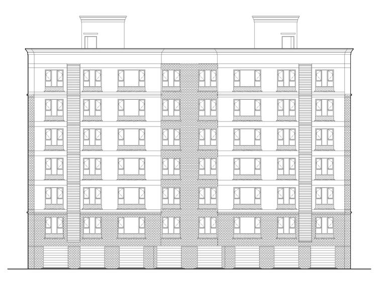 配套用房施工图cad资料下载-多层住宅及商业配套用房建筑施工图