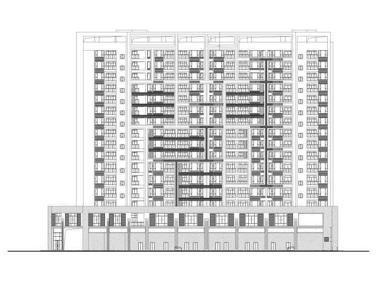 18层商业大厦建筑施工图资料下载-[广东]高层商业大厦建筑施工图