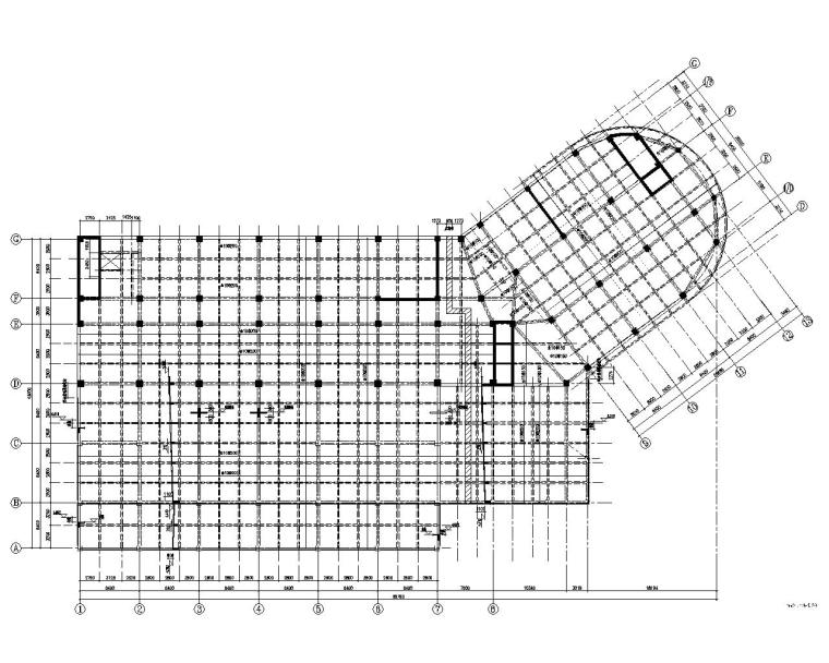 如何混凝土结构节点详图资料下载-某技术中心试验楼混凝土结构施工图（CAD）