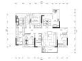 [湖南]​120㎡三居室现代平层样板间施工图