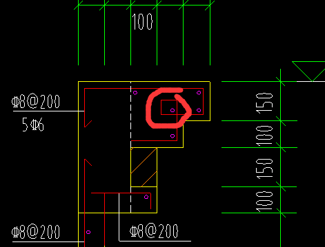 请问这种箍筋怎么画