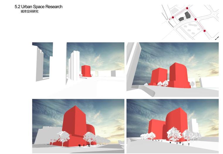 [上海]知名企业现代商业办公综合体建筑方案-城市空间研究