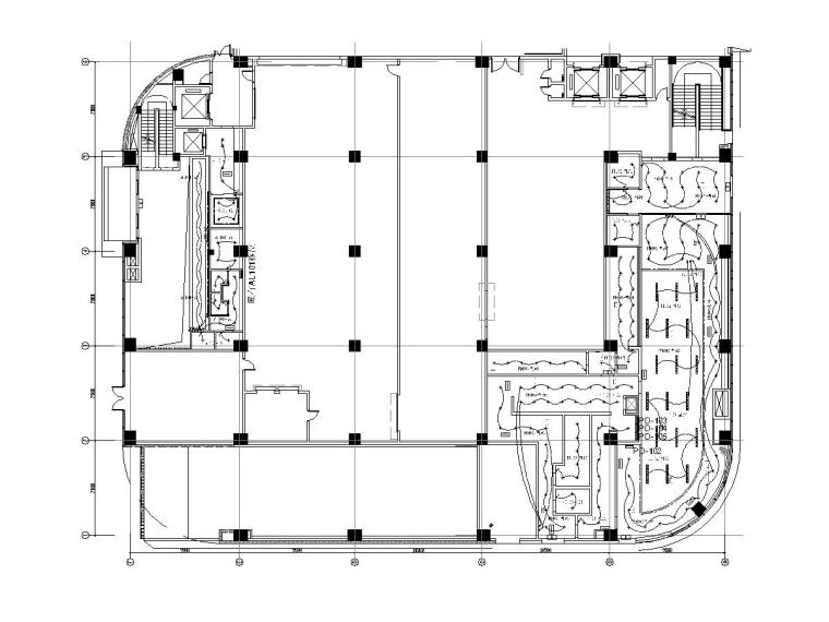 2层办公室图纸资料下载-[上海]3500平米办公室装修项目电气图纸