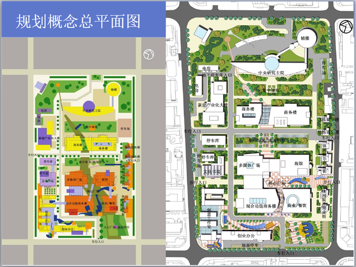 规划概念总平面图