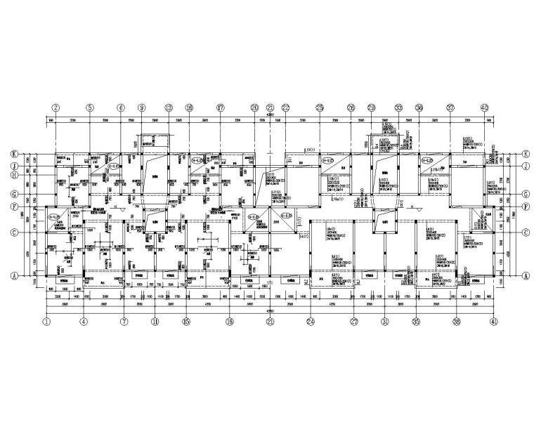 8层住宅楼建筑资料下载-8层住宅楼钢筋混凝土结构施工图（CAD）